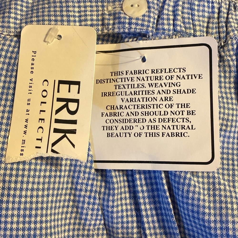 Ericka Pants, Linen, Rayon, Crop, Floral, Embroidered, Wide leg, Sz L​​, NWT​ - Picture 5 of 12